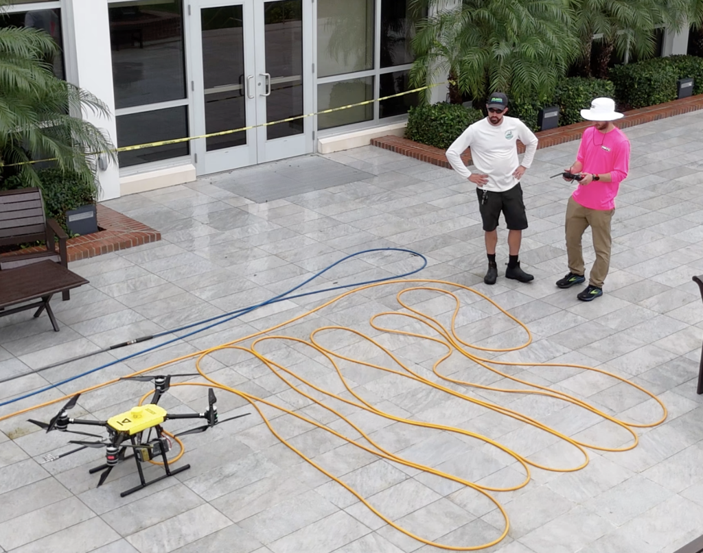drone cleaning service